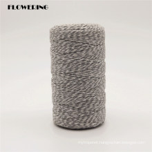 Custom Manufactured Wholesale Cotton Rope Fashion Grey/White